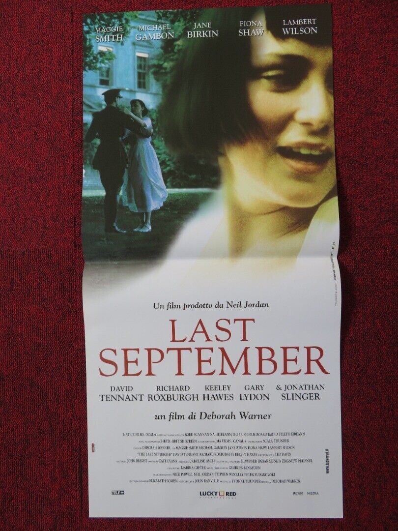 LAST SEPTEMBER ITALIAN LOCANDINA (25.5"x12.5") POSTER DAVID TENNANT 1999 Movie posters