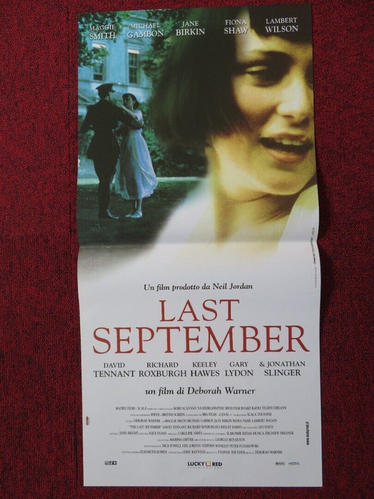 LAST SEPTEMBER ITALIAN LOCANDINA (25.5"x12.5") POSTER DAVID TENNANT 1999 Movie posters