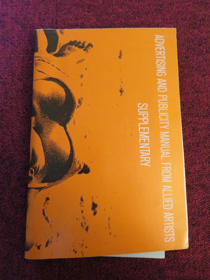 LAST SUMMER - PRESSBOOK CUT ALLIED ARTISTS BARBARA HERSHEY RICHARD THOMAS 1969 Rendezvous Cinema Movie posters