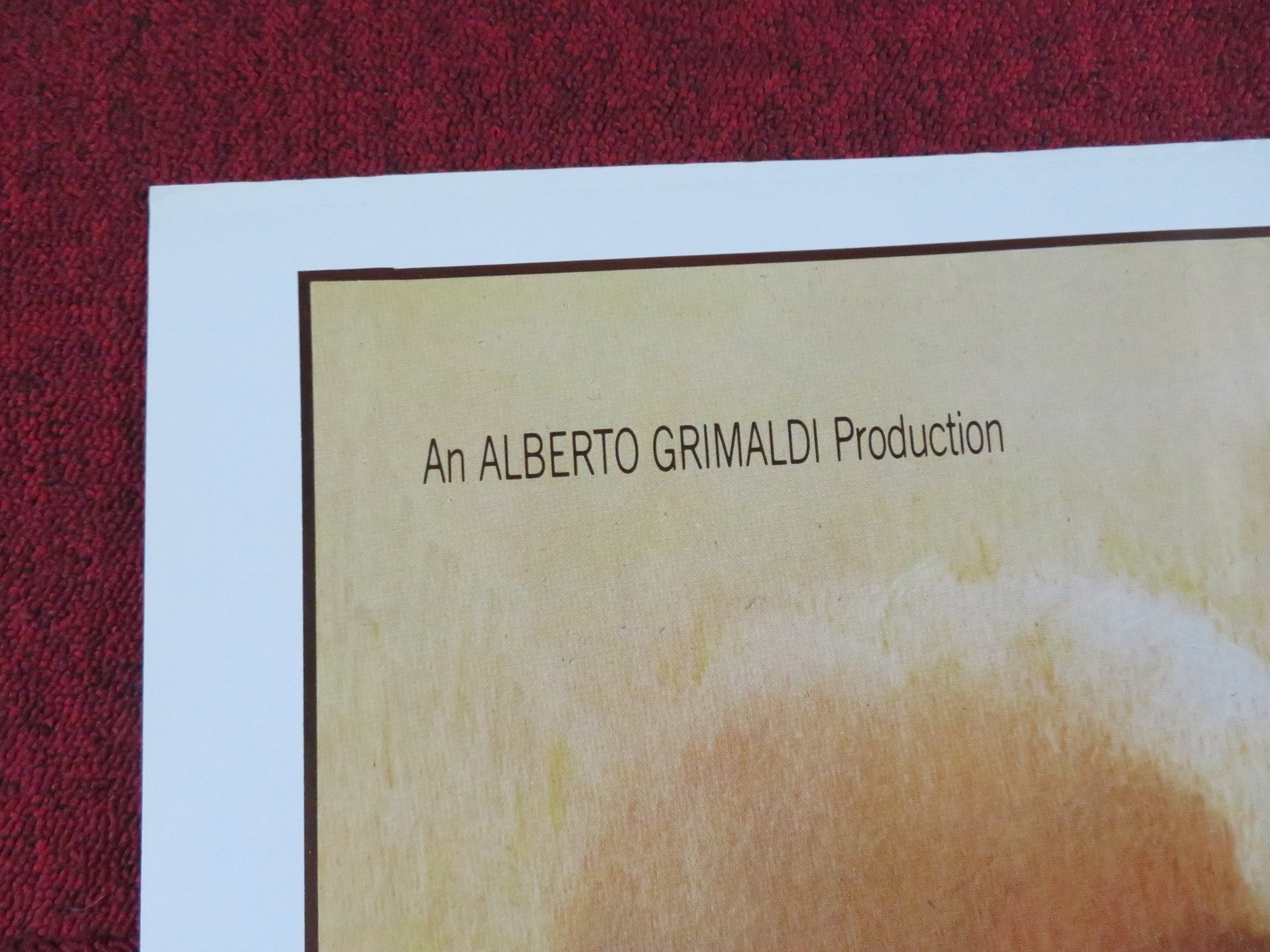 LAST TANGO IN PARIS FOLDED US ONE SHEET POSTER MARLON BRANDO M. SCHNEIDER 1982 Rendezvous Cinema Movie posters