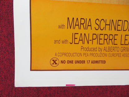 LAST TANGO IN PARIS US TRI FOLDED ONE SHEET ROLLED POSTER MARLON BRANDO R1982 Rendezvous Cinema Movie posters