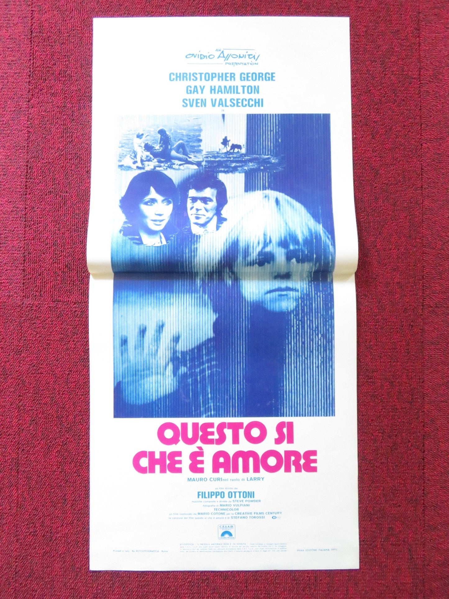 LAST TOUCH OF LOVE ITALIAN LOCANDINA POSTER CHRISTOPHER GEORGE GAY HAMILTON 1978 Rendezvous Cinema Movie posters