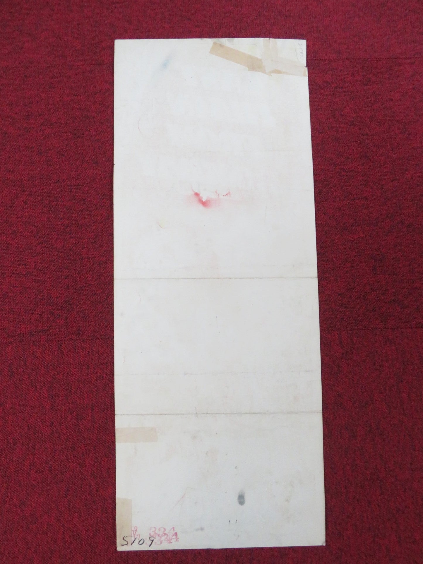 LAST TRAIN FROM BOMBAY US INSERT (14"x 36") POSTER JON HALL LARSON 1952 Rendezvous Cinema Movie posters