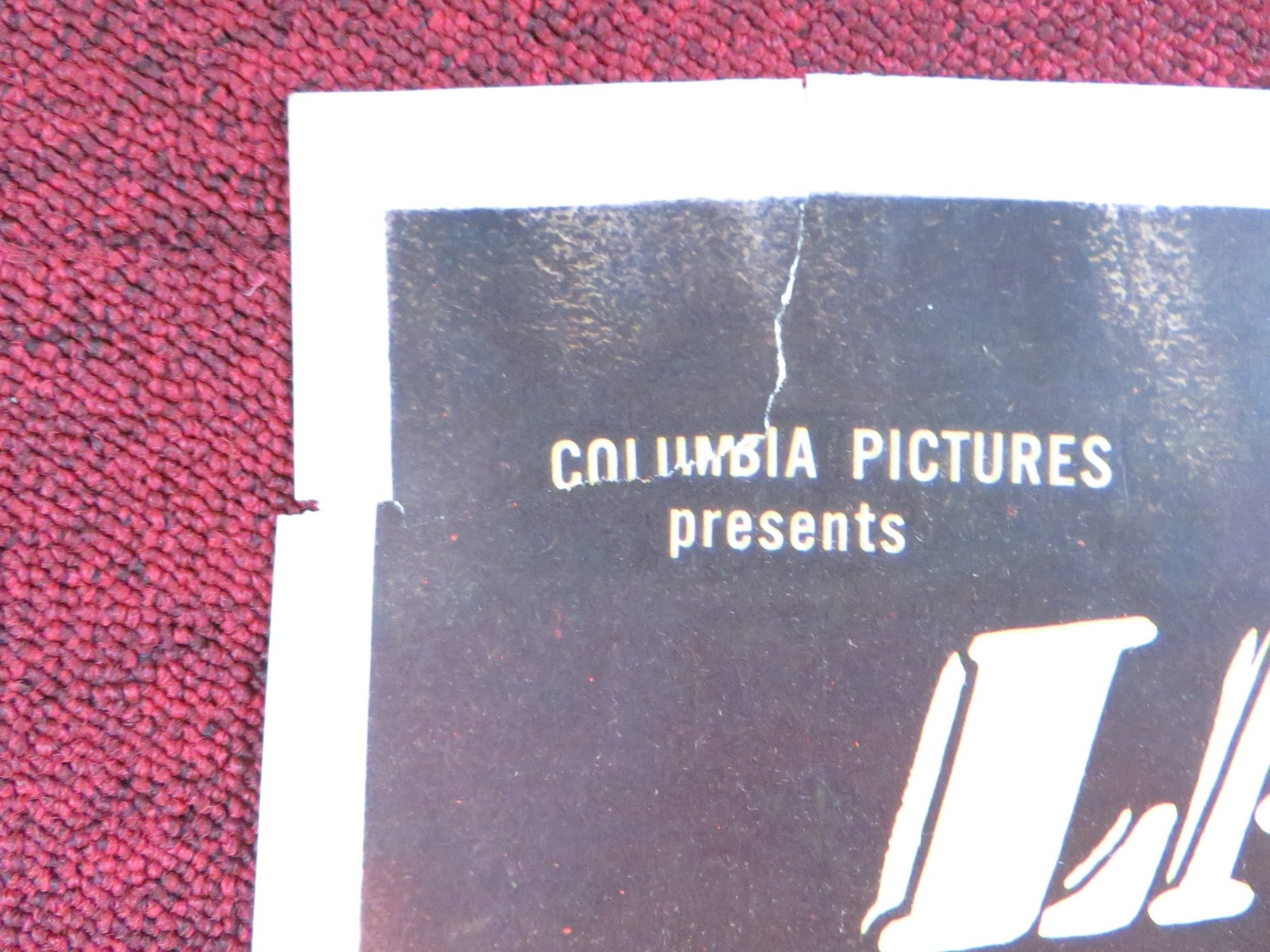 LAST TRAIN FROM BOMBAY US INSERT (14"x 36") POSTER JON HALL LARSON 1952 Rendezvous Cinema Movie posters