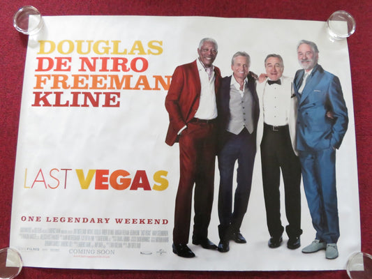 LAST VEGAS UK QUAD (30"x 40") ROLLED POSTER MICHAEL DOUGLAS ROBERT DE NIRO 2013 Rendezvous Cinema Movie posters