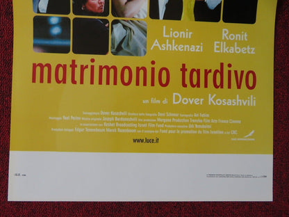 LATE MARRIAGE ITALIAN LOCANDINA (27.5"x13") POSTER LIONIR ASHKENAZI 2001 - Rendezvous Cinema