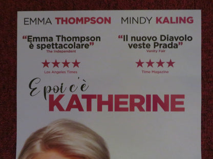 LATE NIGHT ITALIAN LOCANDINA POSTER EMMA THOMPSON MINDY KALING 2019 Rendezvous Cinema Movie posters
