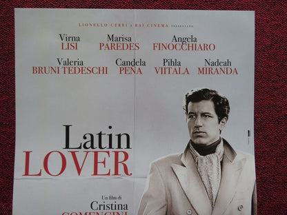 LATIN LOVER ITALIAN LOCANDINA (27"x12.5") POSTER VIRNA LISI 2015 Movie posters