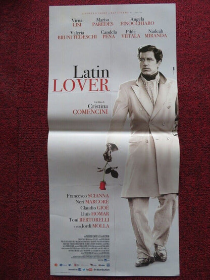 LATIN LOVER ITALIAN LOCANDINA (27"x12.5") POSTER VIRNA LISI 2015 Movie posters