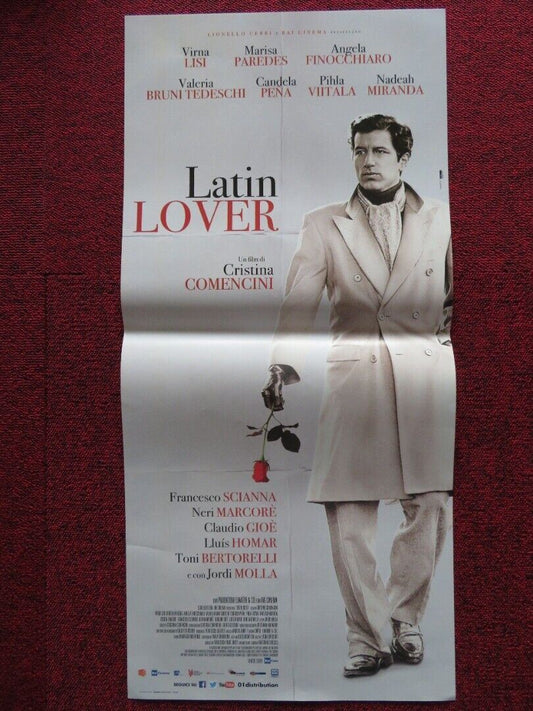 LATIN LOVER ITALIAN LOCANDINA (27"x12.5") POSTER VIRNA LISI 2015 Movie posters