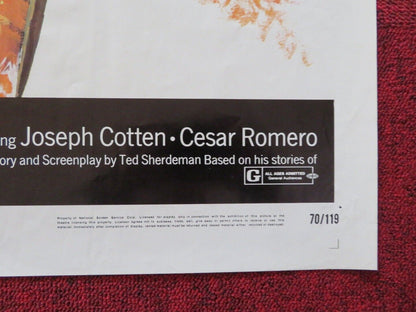 LATITUDE ZERO FOLDED US ONE SHEET POSTER JOSEPH COTTEN 1970 - Rendezvous Cinema