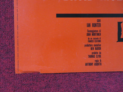 L'ATTIMO DELLA VIOLENZA / GUNS OF DARKNESS - B ITALIAN FOGLIO POSTER NIVEN 1962 Rendezvous Cinema Movie posters