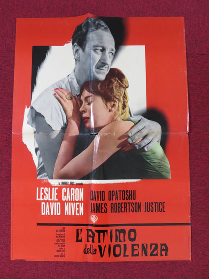 L'ATTIMO DELLA VIOLENZA / GUNS OF DARKNESS - B ITALIAN FOGLIO POSTER NIVEN 1962 Rendezvous Cinema Movie posters