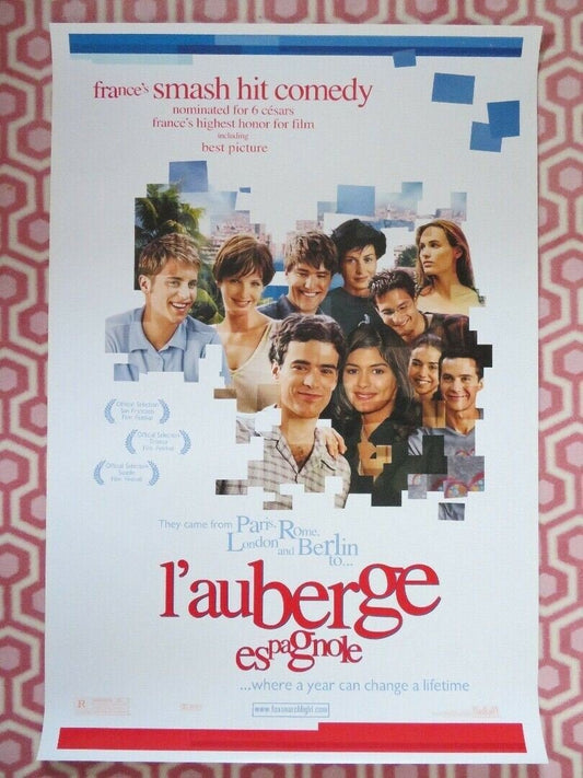 L'AUBERGE ESPAGNOLE US ONE SHEET ROLLED POSTER ROMAIN DURIS 2002 Movie posters