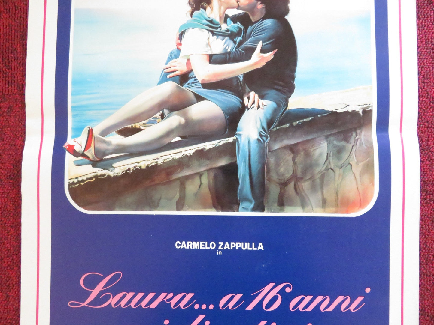 LAURA.. A 16 ANNI MI DICESTI SI ITALIAN LOCANDINA POSTER MARIO ROMANO 1983 Rendezvous Cinema Movie posters