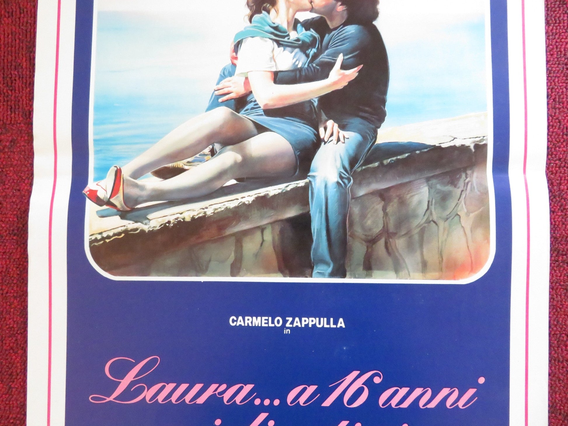 LAURA.. A 16 ANNI MI DICESTI SI ITALIAN LOCANDINA POSTER MARIO ROMANO 1983 Rendezvous Cinema Movie posters