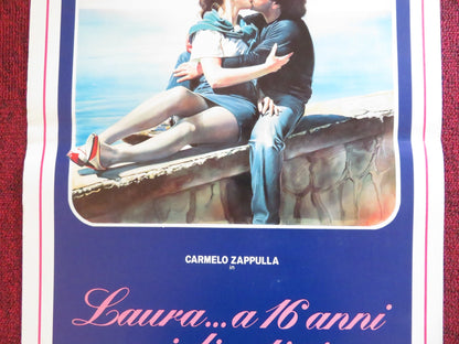 LAURA.. A 16 ANNI MI DICESTI SI ITALIAN LOCANDINA POSTER MARIO ROMANO 1983 Rendezvous Cinema Movie posters