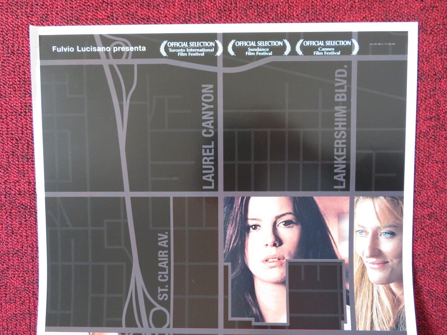 LAUREL CANYON ITALIAN LOCANDINA (27.5"x12.5") POSTER CHRISTAIN BALE 2004 Movie posters