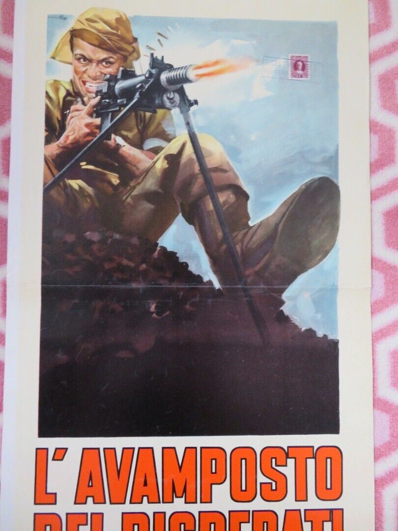 L'AVAMPOSTO DEI DISPERATI ITALIAN LOCANDINA (27.5"x 13") POSTER K OKAMOTO 1961 - Rendezvous Cinema