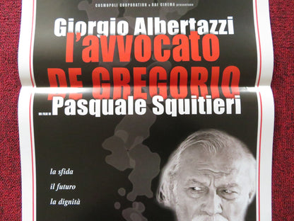L'AVVOCATO DE GREGORIO ITALIAN LOCANDINA POSTER GIORGIO ALBERTAZZI 2003 Rendezvous Cinema Movie posters