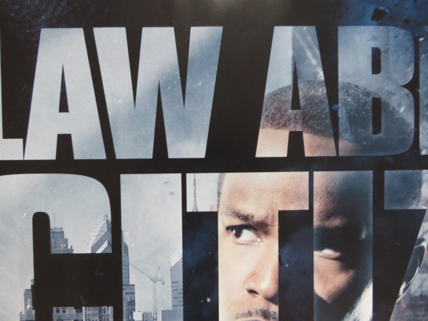 LAW ABIDING CITIZEN UK QUAD (30"x 40") ROLLED POSTER JAMIE FOXX G. BUTLER 2009 Rendezvous Cinema Movie posters