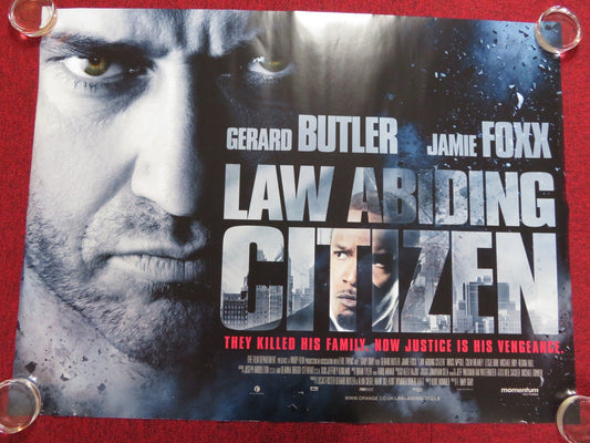 LAW ABIDING CITIZEN UK QUAD (30"x 40") ROLLED POSTER JAMIE FOXX G. BUTLER 2009 Rendezvous Cinema Movie posters