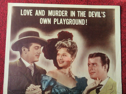 LAW OF THE BARBARY US INSERT (14"x 36") POSTER GLORIA HENRY STEPHEN DUNNE 1949 Movie posters