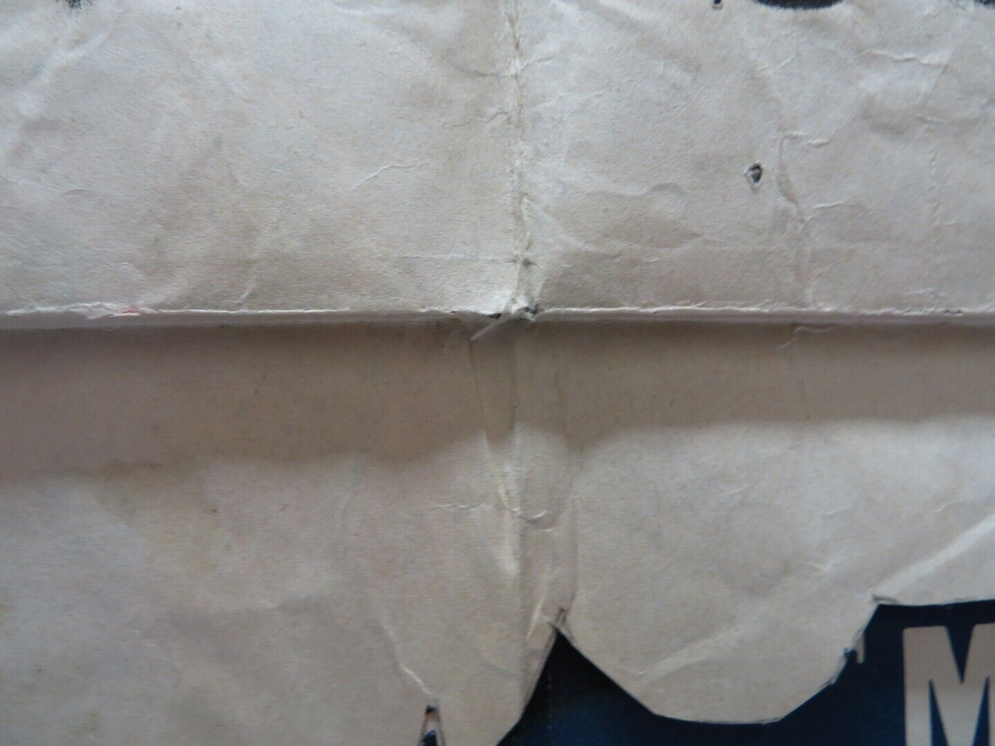 LAW OF THE LASH USA ONE SHEET FOLDED POSTER LASH LA RUE FUZZY ST. JOHN 1947 - Rendezvous Cinema