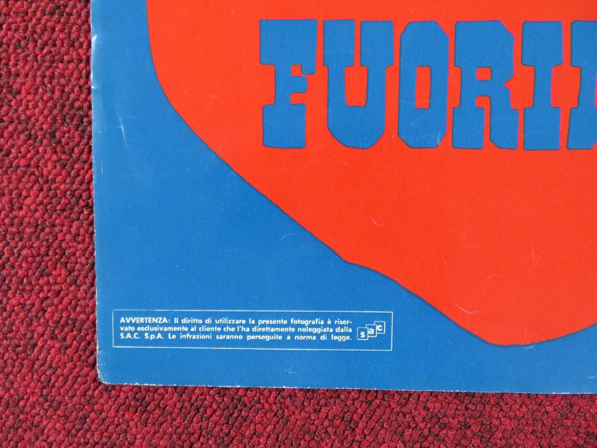 LAW OF THE LAWLESS - A ITALIAN FOTOBUSTA POSTER DALE ROBERTSON Y. DECARLO 1964 Rendezvous Cinema Movie posters