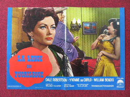 LAW OF THE LAWLESS - A ITALIAN FOTOBUSTA POSTER DALE ROBERTSON Y. DECARLO 1964 Rendezvous Cinema Movie posters