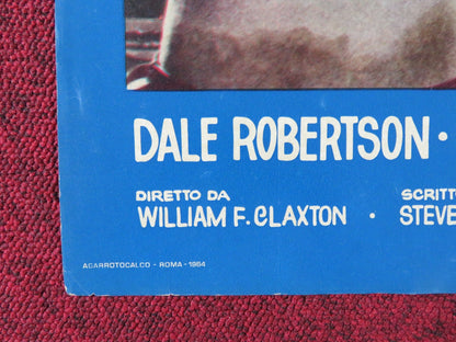 LAW OF THE LAWLESS - B ITALIAN FOTOBUSTA POSTER DALE ROBERTSON Y. DECARLO 1964 Rendezvous Cinema Movie posters