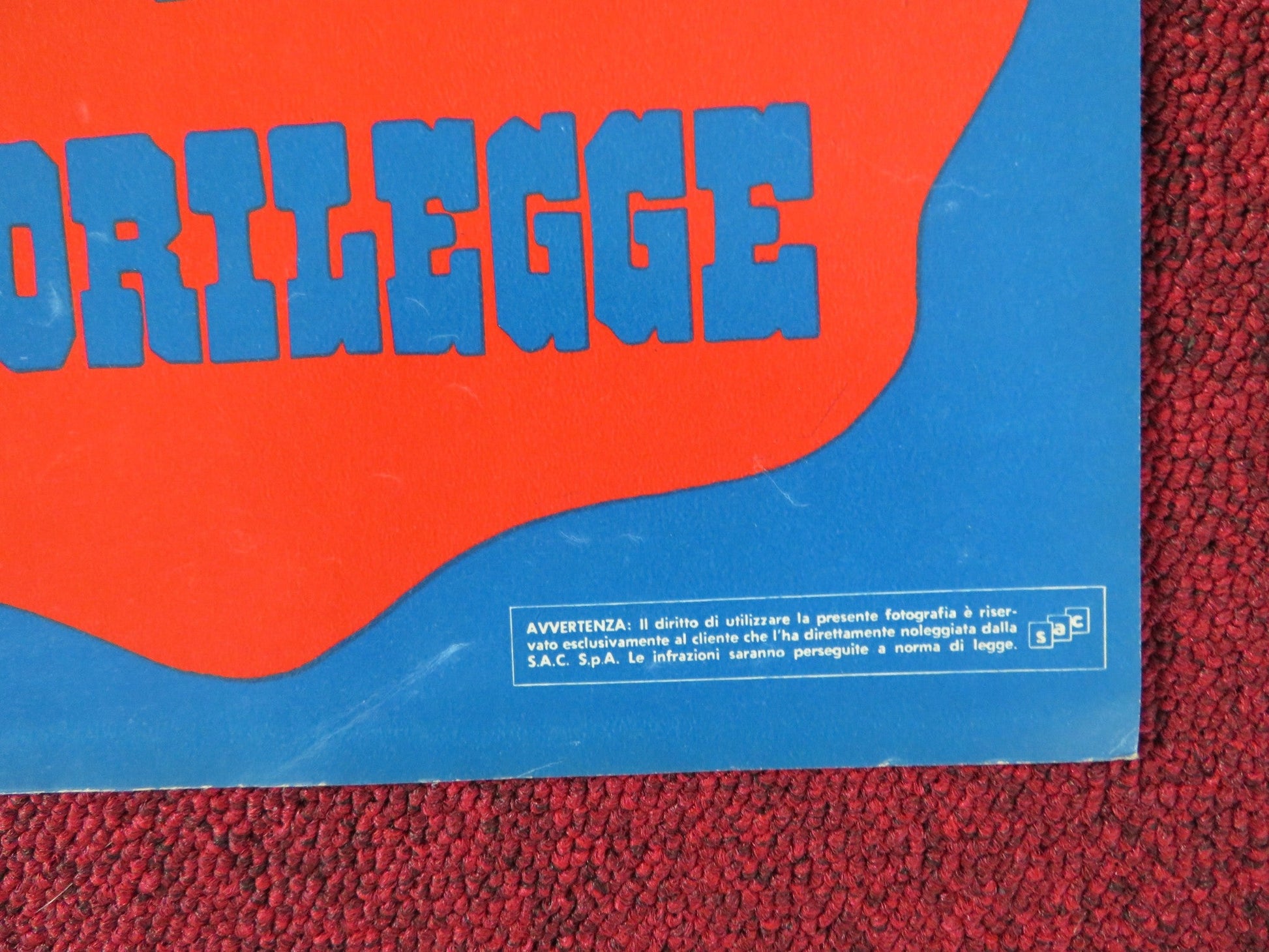 LAW OF THE LAWLESS - C ITALIAN FOTOBUSTA POSTER DALE ROBERTSON Y. DECARLO 1964 Rendezvous Cinema Movie posters