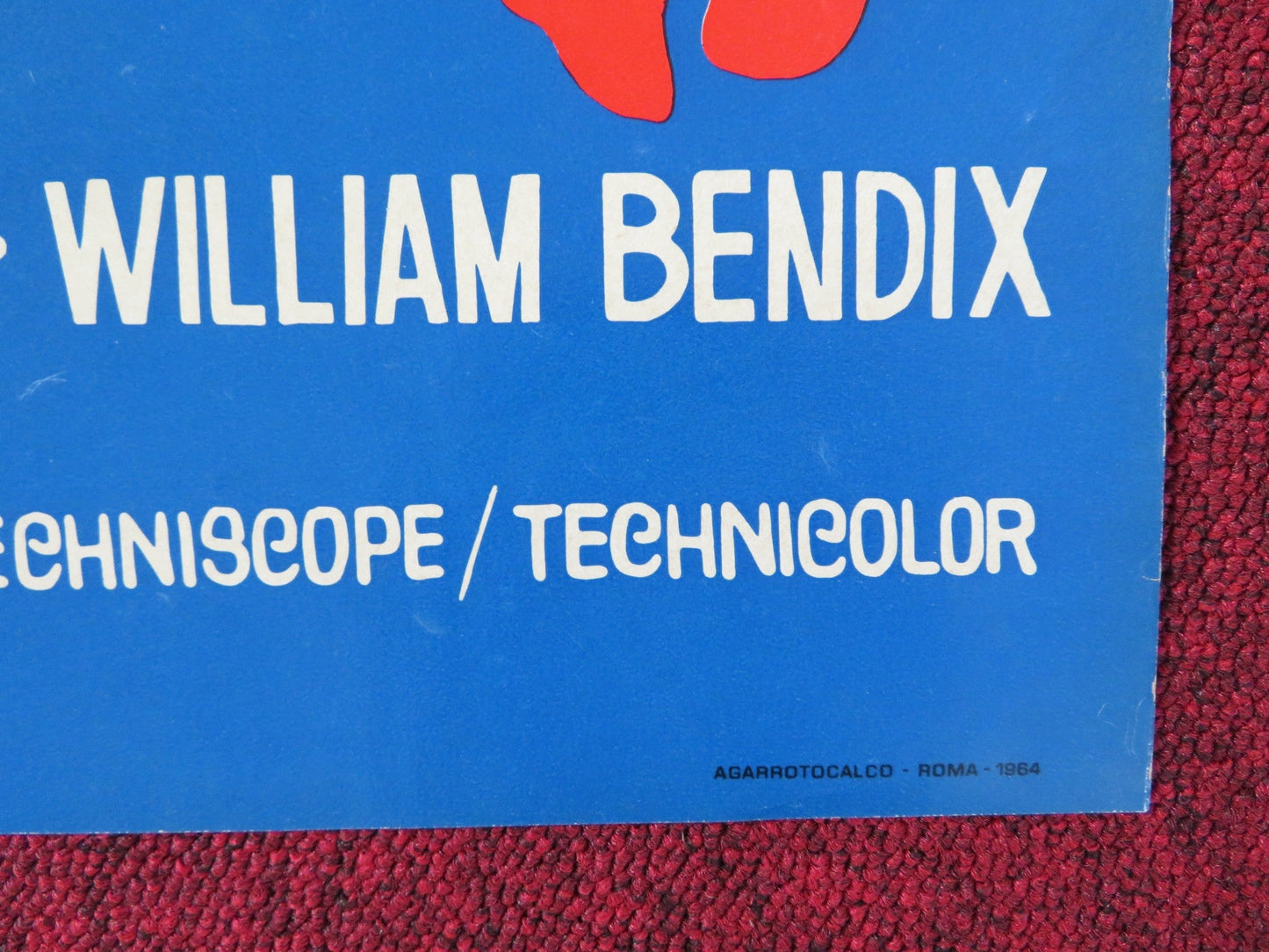 LAW OF THE LAWLESS - F ITALIAN FOTOBUSTA POSTER DALE ROBERTSON Y. DECARLO 1964 Rendezvous Cinema Movie posters