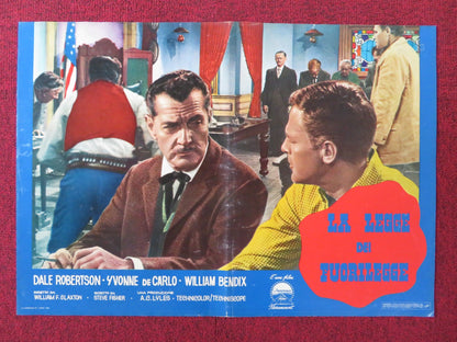 LAW OF THE LAWLESS - I ITALIAN FOTOBUSTA POSTER DALE ROBERTSON Y. DECARLO 1964 Rendezvous Cinema Movie posters