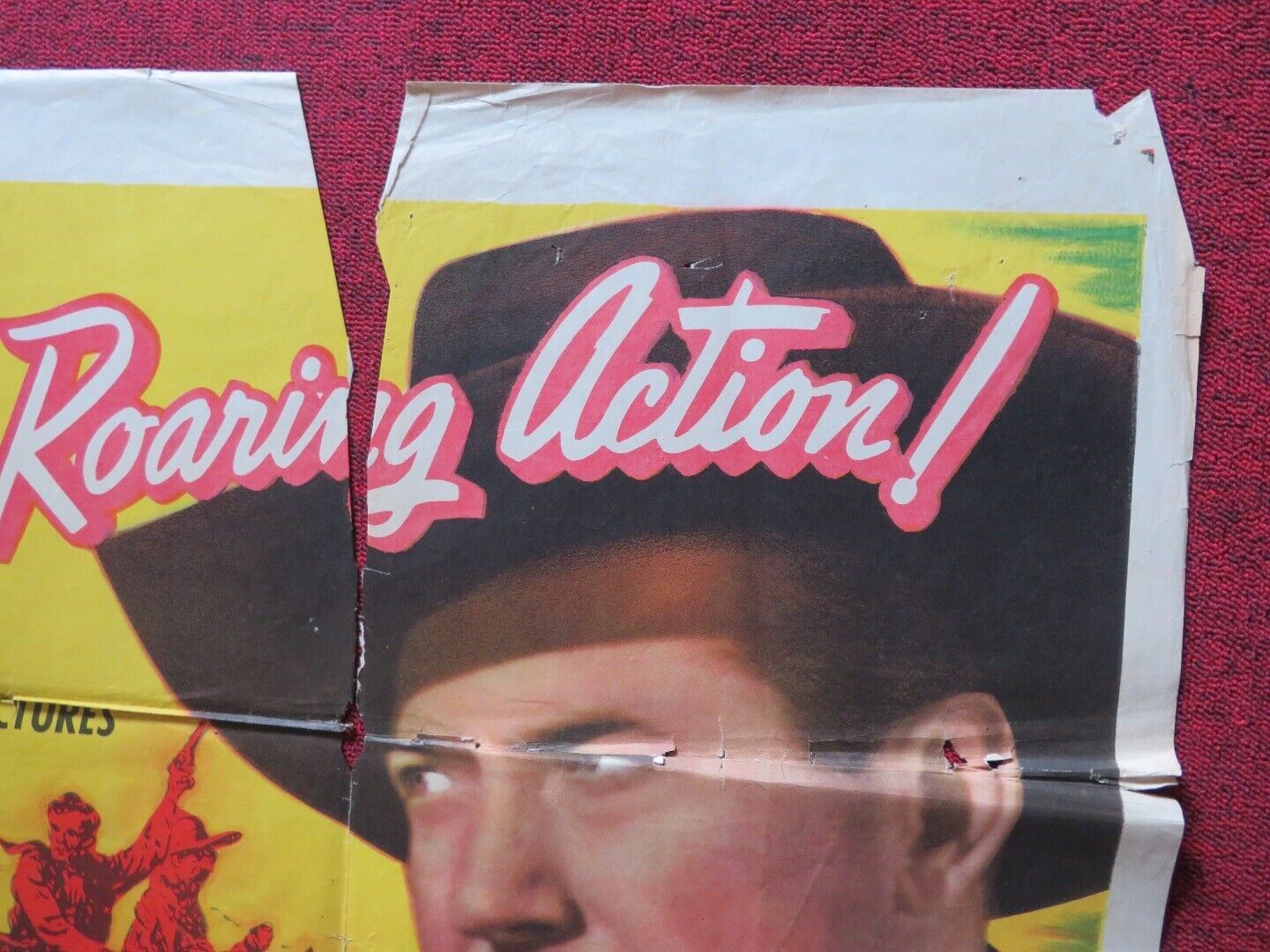 LAW & ORDER FOLDED US ONE SHEET POSTER JOHNNY MACK BROWN 1946 Movie posters