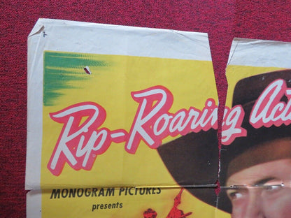 LAW & ORDER FOLDED US ONE SHEET POSTER JOHNNY MACK BROWN 1946 Movie posters