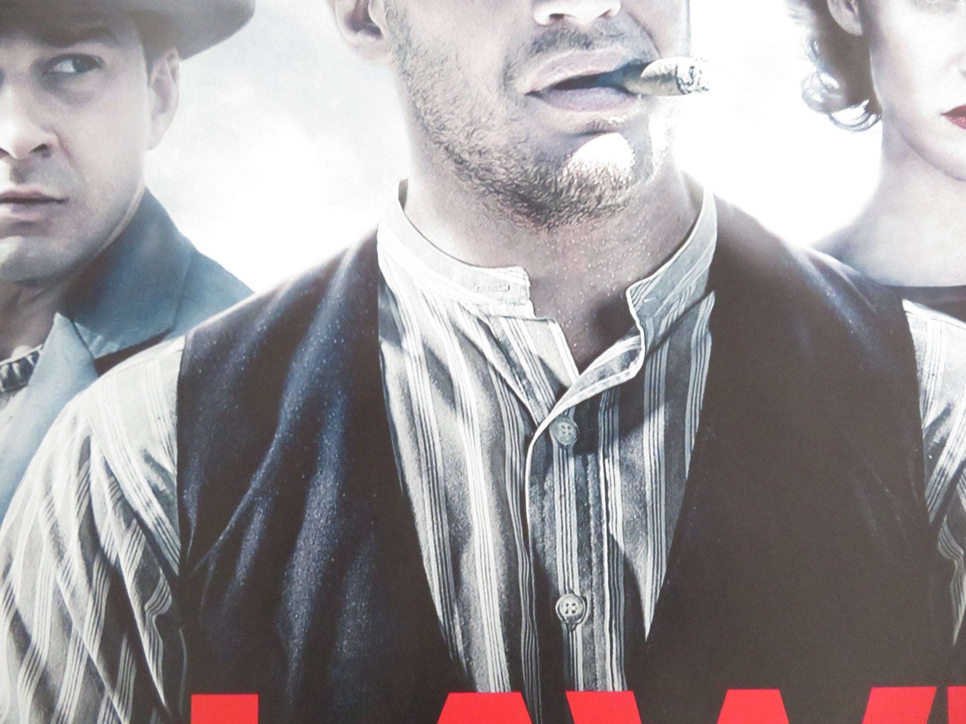 LAWLESS UK QUAD (30"x 40") ROLLED POSTER TOM HARDY SHIA LABEOUF 2012 Rendezvous Cinema Movie posters