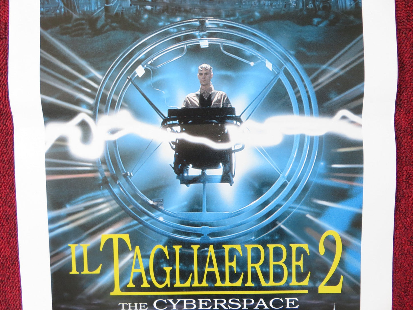 LAWNMOWER MAN 2: BEYOND CYBERSPACE ITALIAN LOCANDINA POSTER PATRICK BERGIN 1996 Rendezvous Cinema Movie posters