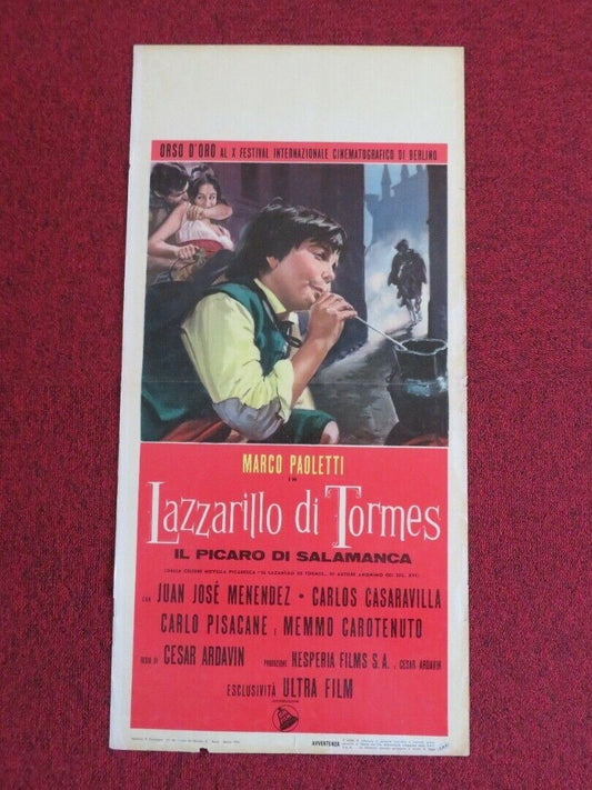 LAZZARILLO DI TORMES ITALIAN LOCANDINA (27.5"x13.5") POSTER 1964 Movie posters