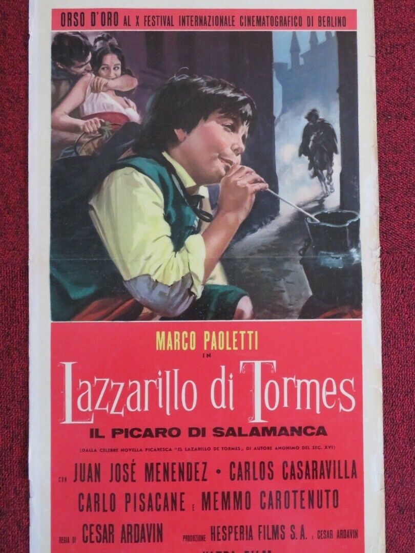 LAZZARILLO DI TORMES ITALIAN LOCANDINA (27.5"x13.5") POSTER 1964 Movie posters