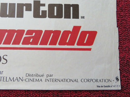 LE 5EME COMMANDO / Raid on Rom FRENCH (15.5"x 21") POSTER RICHARD BURTON 1971 - Rendezvous Cinema