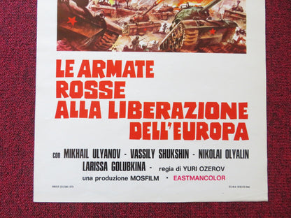 LE ARMATE ROSSE ALLA LIBERAZIONE DELL'EUROPA ITALIAN LOCANDINA POSTER 1971 Rendezvous Cinema Movie posters