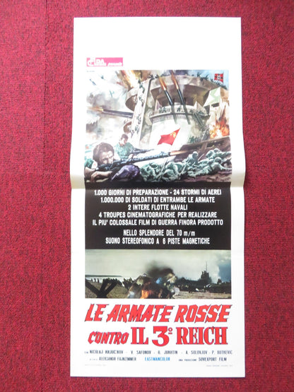 LE ARMATE ROSSE CONTRO IL 3 REICH ITALIAN LOCANDINA POSTER N. KRJUC'KOV 1973 Rendezvous Cinema Movie posters