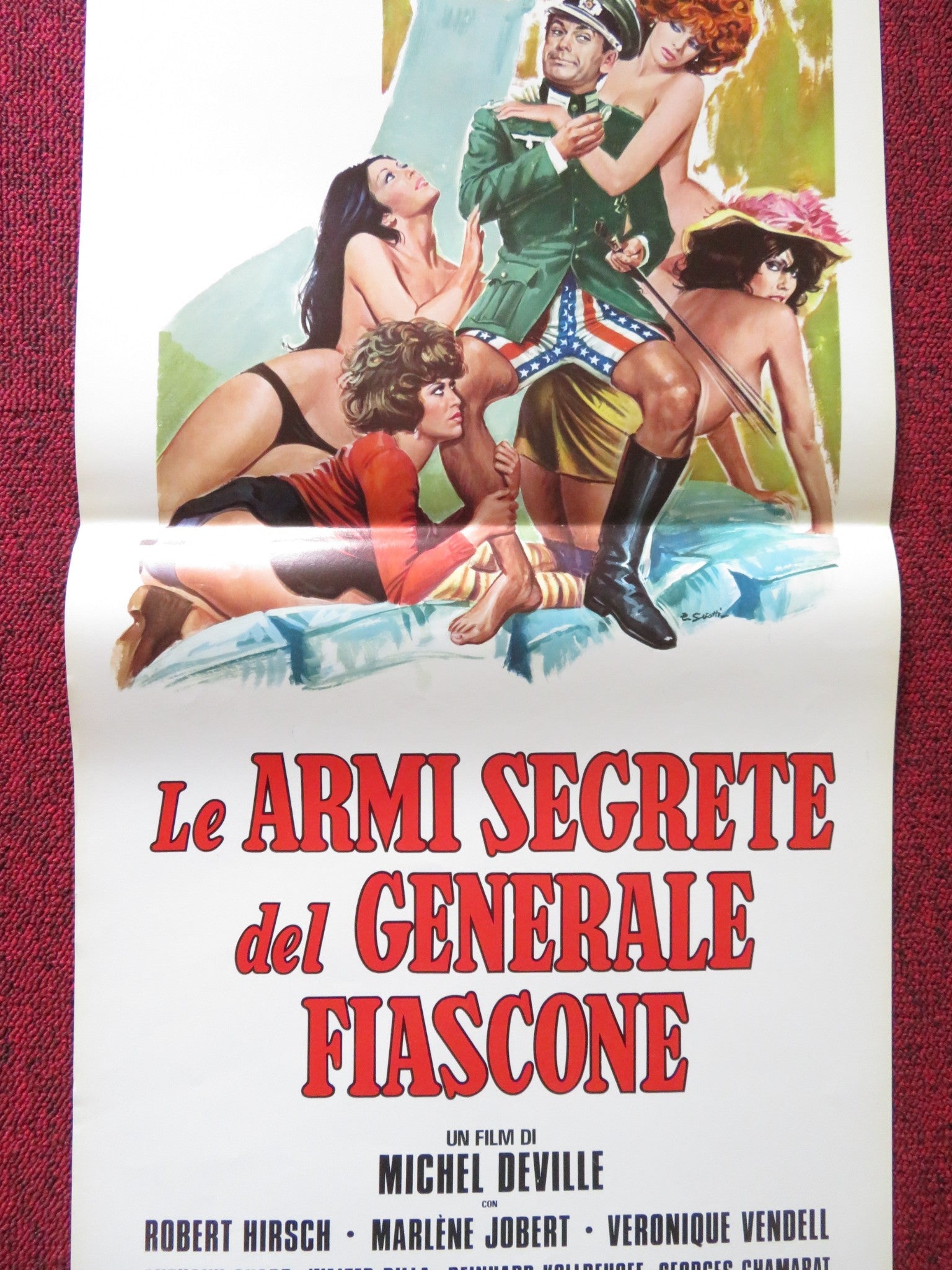 LE ARMI SEGRETE DEL GENERALE FIASCONE ITALIAN LOCANDINA POSTER R. HIRSCH 1966 Rendezvous Cinema Movie posters
