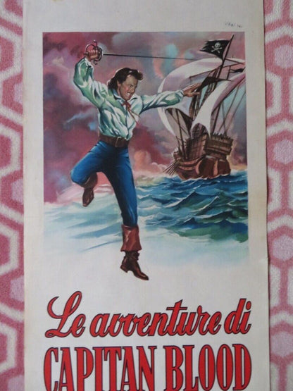 LE AVVENTURE DI CAPITAN BLOOD ITALIAN LOCANDINA (27.5"x13") POSTER 1959 Movie posters