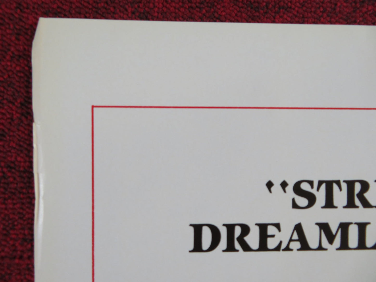 LE BAL US TRI FOLDED ONE SHEET ROLLED POSTER ETIENNE GUICHARD REGIS BOUQUET 1974 Rendezvous Cinema Movie posters