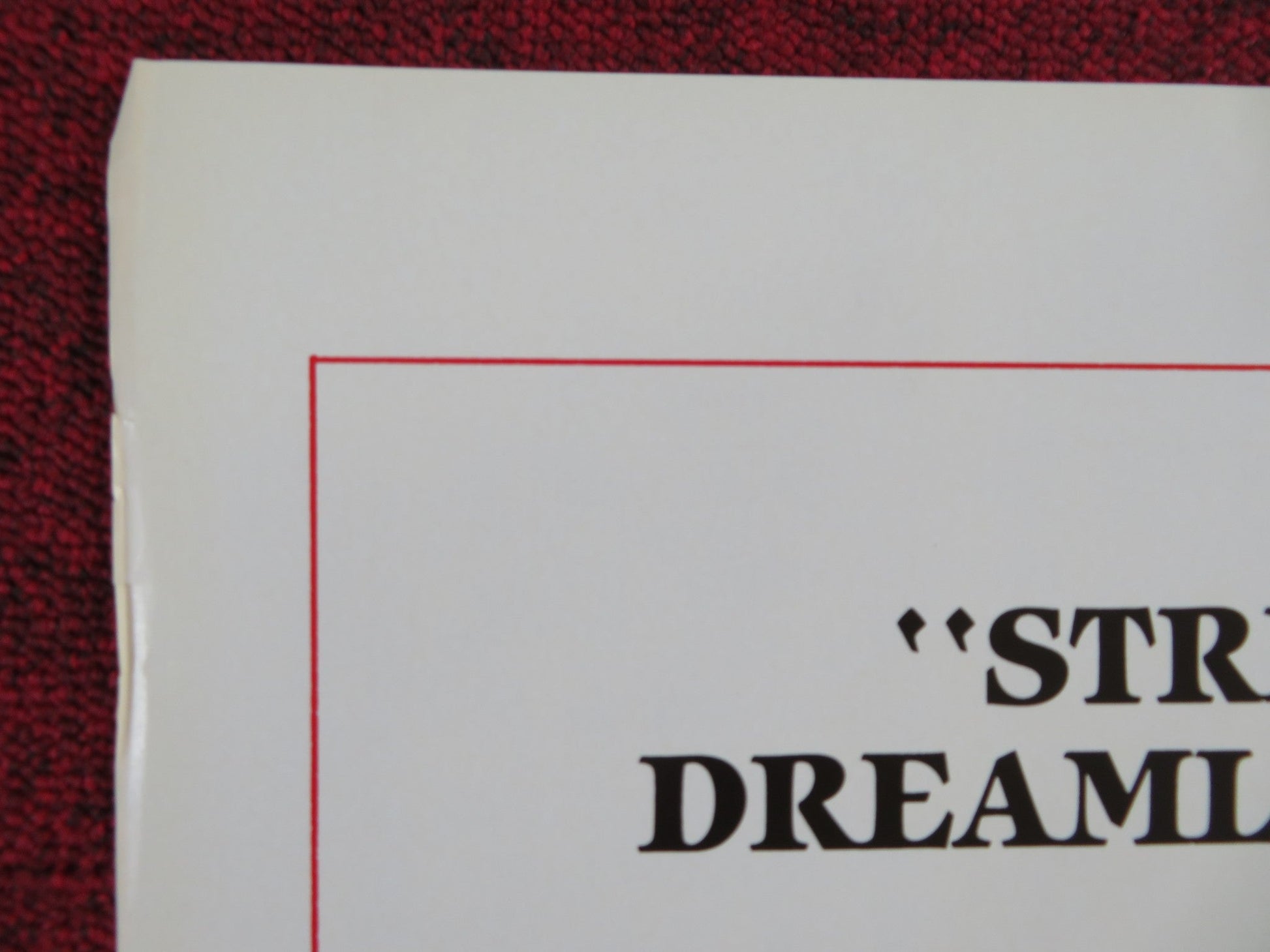 LE BAL US TRI FOLDED ONE SHEET ROLLED POSTER ETIENNE GUICHARD REGIS BOUQUET 1974 Rendezvous Cinema Movie posters