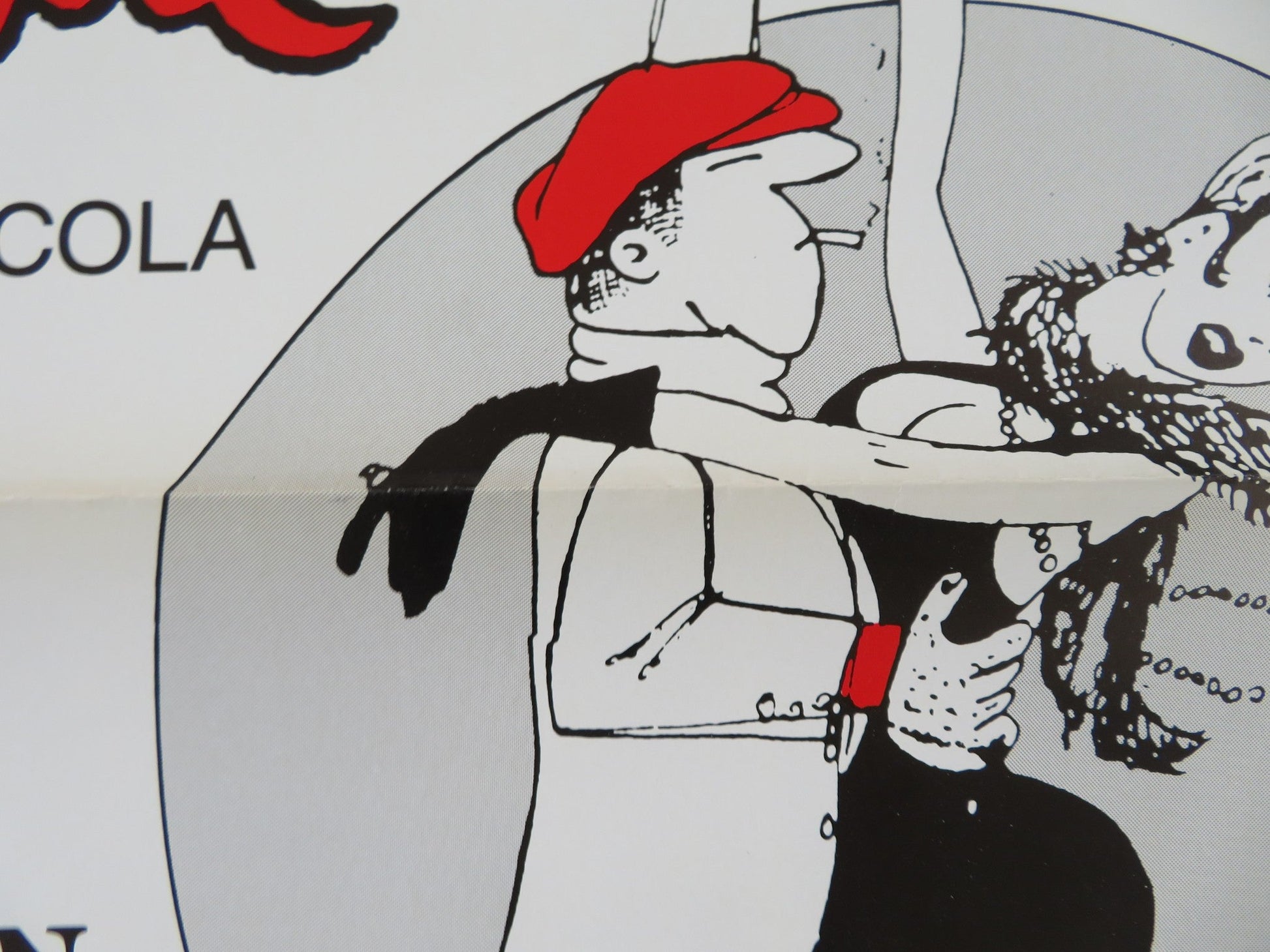 LE BAL US TRI FOLDED ONE SHEET ROLLED POSTER ETIENNE GUICHARD REGIS BOUQUET 1974 Rendezvous Cinema Movie posters