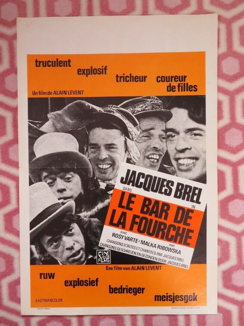 LE BAR DE LA FOURCHE / The Bar at the Crossing BELGIUM (21.5"x14.5") POSTER '72 Movie posters