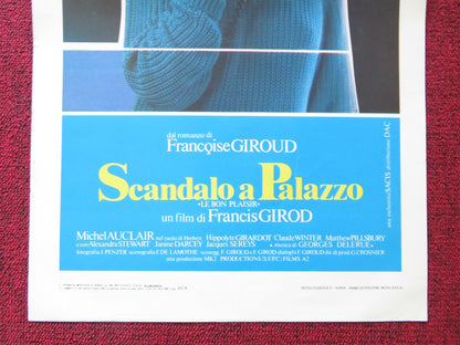 LE BON PLAISIR ITALIAN LOCANDINA POSTER CATHERINE DENEUVE MICHEL SERRAULT 1984 Rendezvous Cinema Movie posters